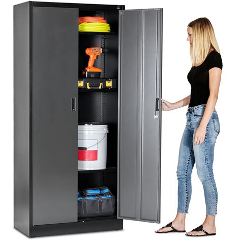 fedmax steel storage cabinet 71 tall instructions|locking metal garage storage cabinets.